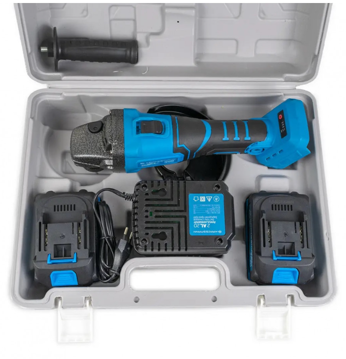 Акумуляторна кутова шліфмашина KRAISSMANN 1253 AWS-BL 20 MP, фото 1