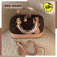 Женская Louis Vuitton Alma BB Женская сумка louis vuitton alma brown Сумка louis vuitton alma black