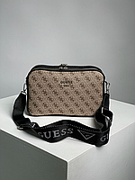 Модная брендовая сумка Guess Crossbody Harmonic Гуес, сумка через плечо, сумка с логотипом, сумка на ремешке