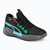 Urbanshop com ua Кросівки для баскетболу чоловічі PUMA Court Rider Chaos Block Party чорні 378265 01 РОЗМІРИ