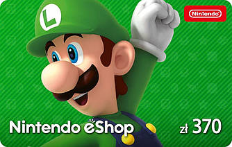 Карта поповнення Nintendo eShop 370 злотих ZL PLN Gift Card Польща PL (Код)