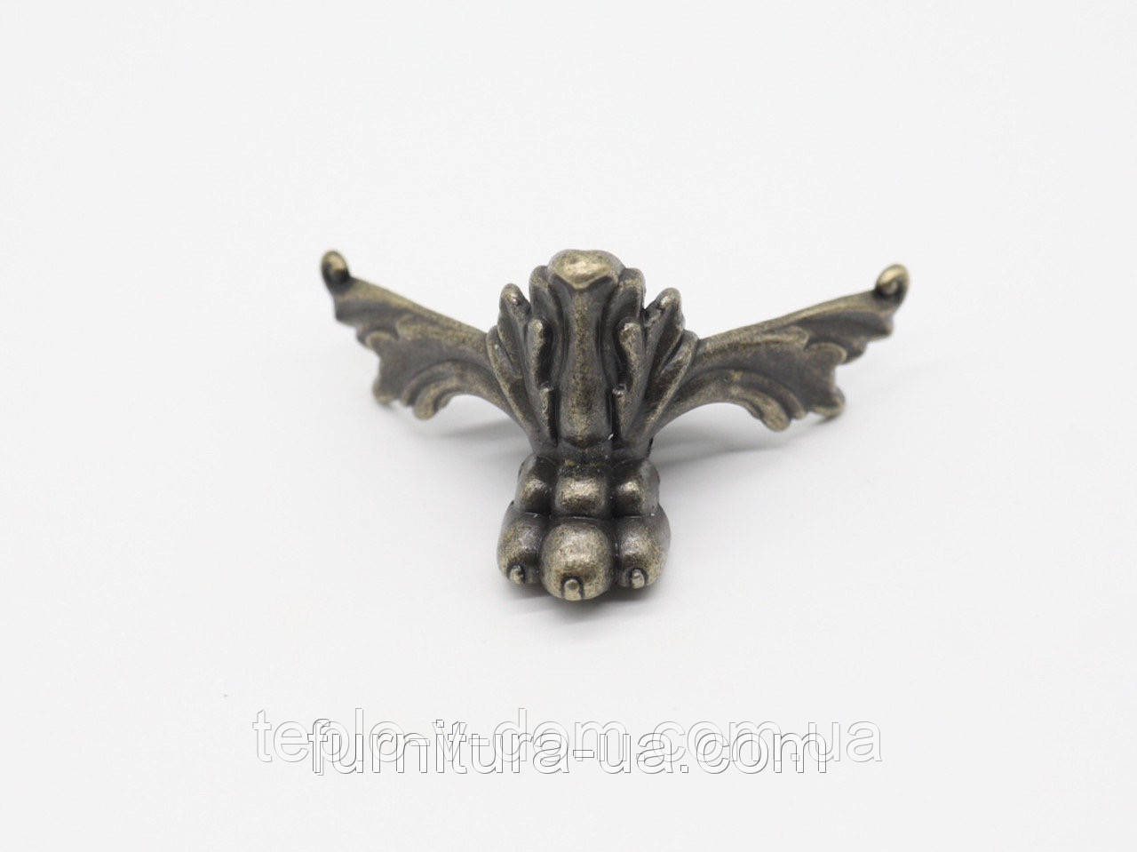 Металева ніжка. Колір "стара латунь". 84х42мм