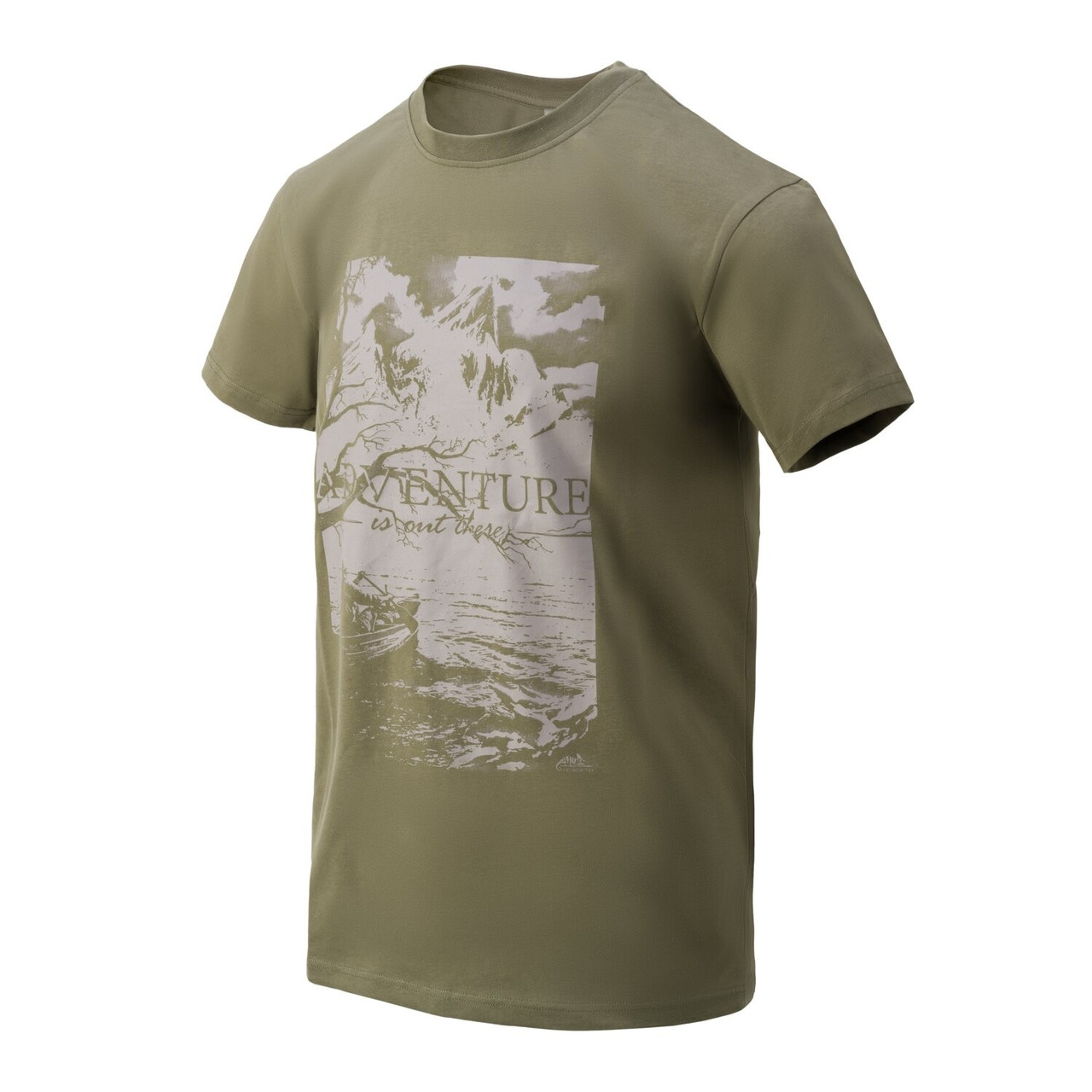 Футболка Helikon-Tex® T-Shirt (Adventure Is Out There) - Olive Green, фото 1