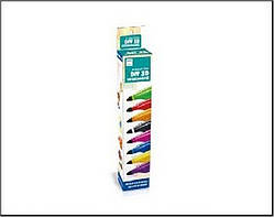 Ручка 3D LM555-1Z (120 шт.) для безпеки 8 кольорів мікс, 1 колір гель, у коробці — 4*3*22 см