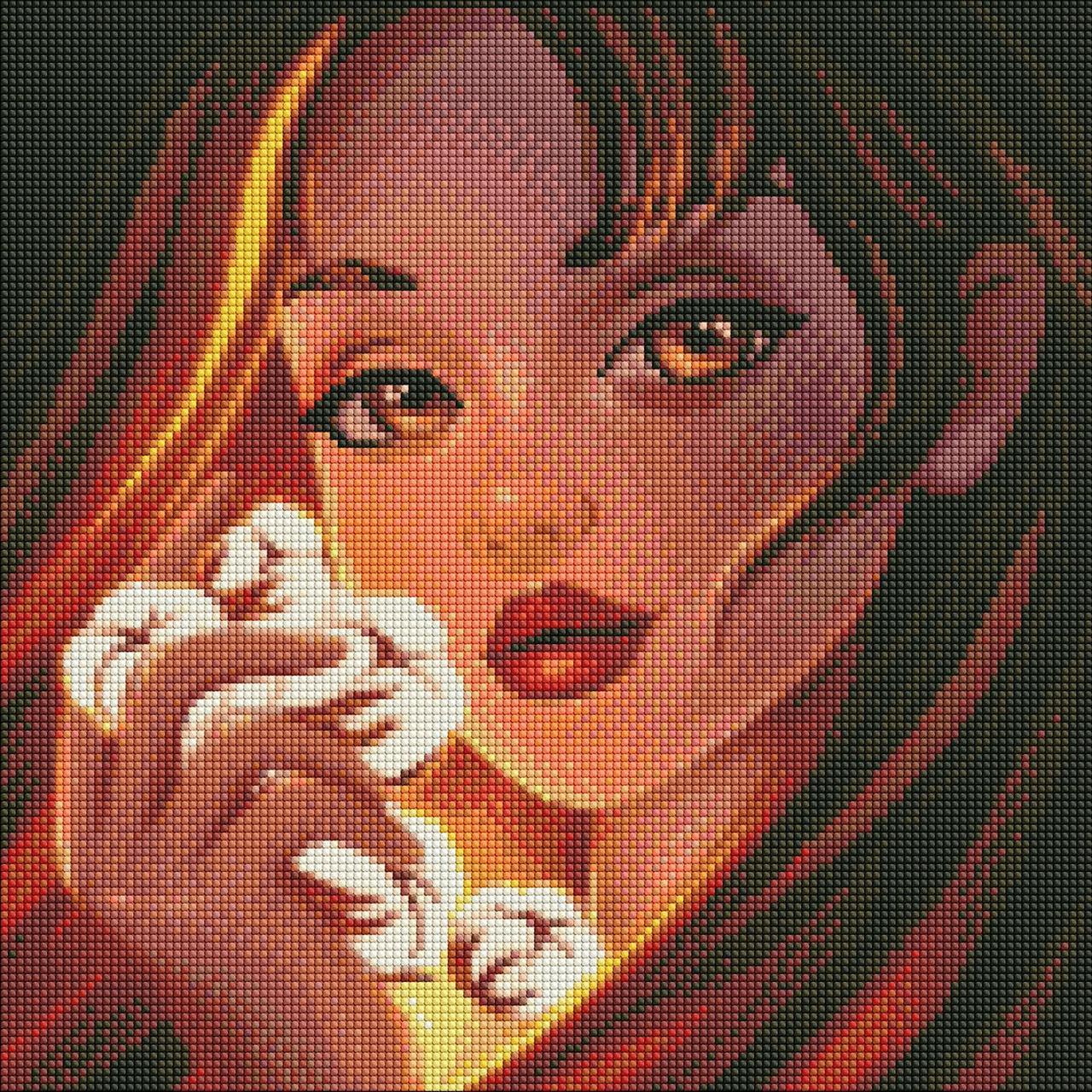 Алмазна мозаїка "Чарівна бавовна" 40х40см, в термопакеті, ТМ Ідейка, Україна, фото 1