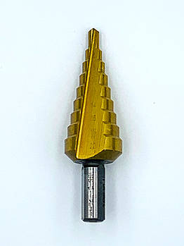 Ступеневе свердло для металу 4-20 мм HSS TiN FORMAT (Німеччина)