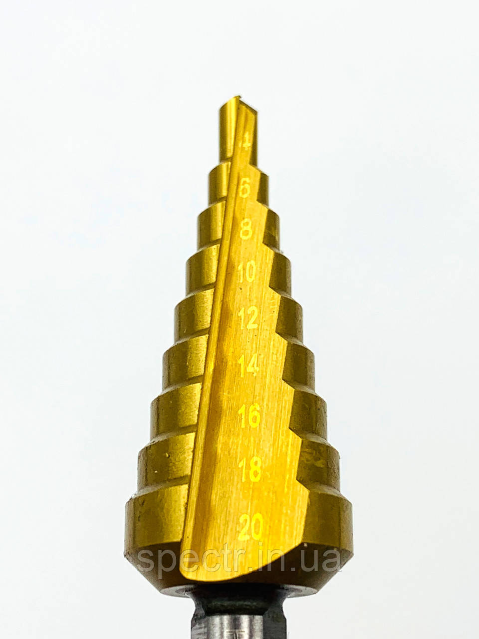 Ступенчатое сверло по металлу 4-20 мм HSS TiN FORMAT (Германия) - фото 3 - id-p2169691905