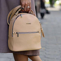Кожаный мини-рюкзак BlankNote Kylie Крем-брюле (BN-BAG-22-crem-brule) IN, код: 778247