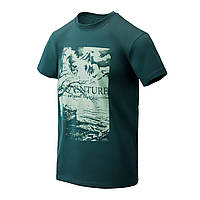 Футболка Helikon-Tex® T-Shirt (Adventure Is Out There) - Dark Azure