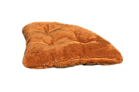 Подушка-лежак (синтепон) для котів і собак Мур-Мяу трикутна 40 х 40 см Коричнева PZ, код: 5866061
