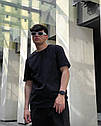 Футболка YOU OVERSIZE 95% бавова 5% еластан (190 г) Black, фото 4