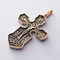 Православный крест Распятие. Казанская икона Божией Матери п01843 Оникс PZ, код: 6736325