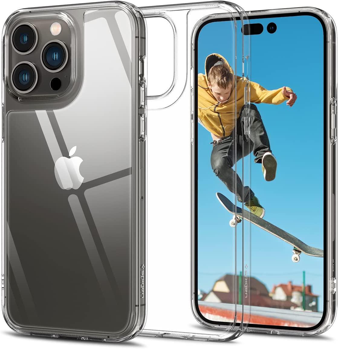 Чохол Spigen для iPhone 14 Pro - Quartz Hybrid, Crystal Clear (ACS04974)