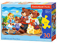 Пазлы Златовласка и три медведя 30 элементов Castorland (B-03716) IN, код: 6822942