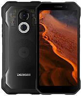 Смартфон DOOGEE S61 Pro 8 128GB Wood Grain 5180 мАч IR Transparent Black PZ, код: 8246277