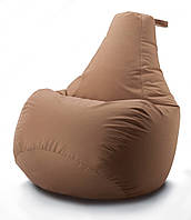 Кресло мешок груша Beans Bag Оксфорд Стронг 90 х 130 см Коричневый (hub_qb87kh) KC, код: 2388424
