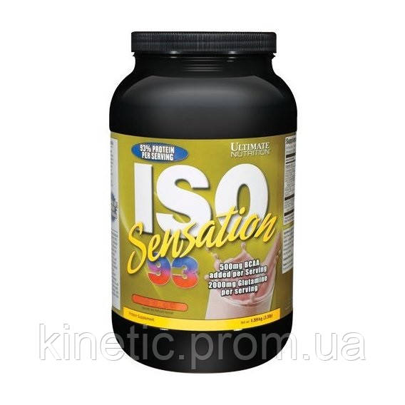 Протеин Ultimate Nutrition Iso Sensation 93 910 g 28 servings Strawberry KC, код: 7773667 - фото 1 - id-p2169679953