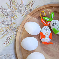 Тарелка для яиц, пасхальный декор, менажница деревянная, тарелка для яиц