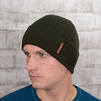Мужская шапка на флисе Luxyart универсальный 50-60 Хаки (MC-108) DS, код: 2728352