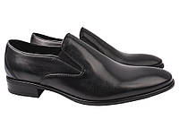 Туфлі чоловічі з натуральної шкіри на низькому ходу Чорні Fabio Conti 34-21DT 44 IN, код: 7363470