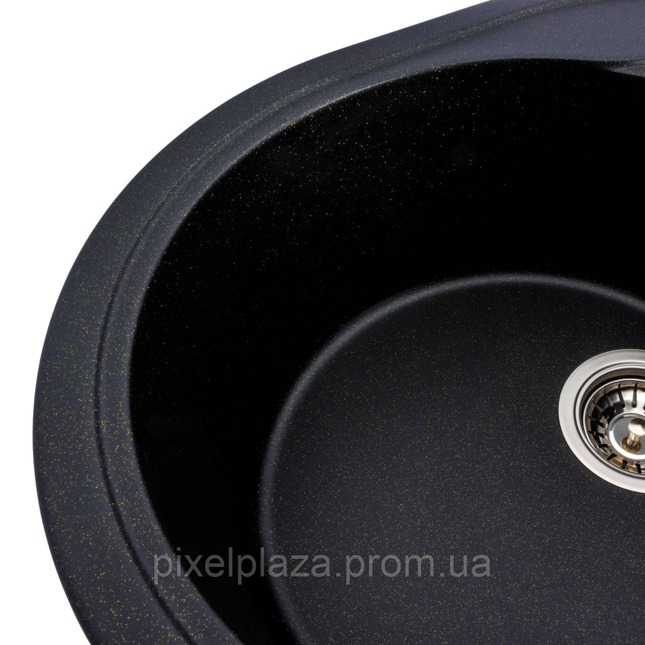 Гранитная мойка для кухни Platinum 5847 ONYX матовая (черная Gold) PZ, код: 8413558 - фото 4 - id-p2169694941