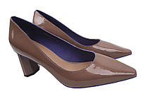 Туфлі на підборах жіночі Sasha Fabiani Лакова натуральна шкіра колір Візон 14-20DT 35 IN, код: 7363296