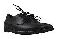 Туфлі на шнурівці жіночі Farinni натуральна шкіра Чорні 64-20DTC 39 IN, код: 7364052