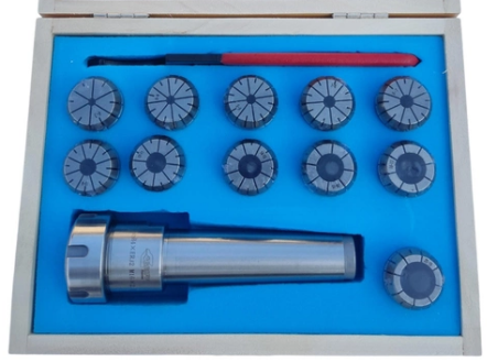 Патрон цанговий КМ4 з набором цанг ЕR 32 з 11 шт. (4-20) GRIFF, фото 1