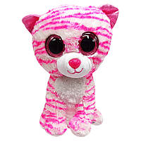 Детская мягкая игрушка Котик Bambi PL0662(Cat-WhitePink) 23 см KC, код: 8453297