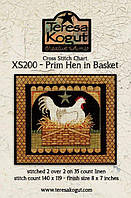 Схема для вишивання Teresa Kogut XS200 Prim Hen in Basket