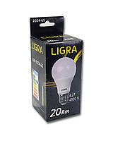 Светодиодная лампа LIGRA А65 20W 4100K E27 (LGR-2024-65) PZ, код: 7574384