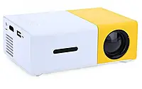 Мультимедийный портативный проектор UKC YG-300 с динамиком White/Yellow