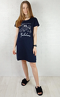 Жіноча нічна сорочка з натуральної тканини,56-58 розмір