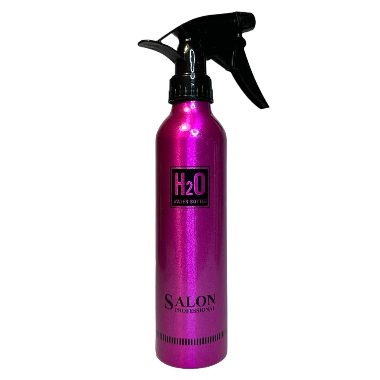 Пульверизатор перукарський металевий рожевий 300 мл