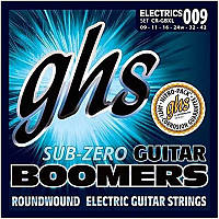 Струны для электрогитары GHS CR-GBXL Sub-Zero Boomers Extra Light Electric Guitar Strings 9 4 KC, код: 6556607