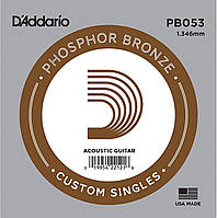 Струна D'Addario PB053 Phosphor Bronze .053 KC, код: 6556804