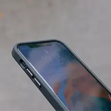 Чохол Color Frame матовий напівпрозорий з кольоровою рамкою та Magsafe для iPhone 14 Pro Max Black, фото 4