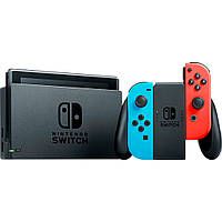 Портативная игровая консоль Nintendo Switch V2 (HAC-001-01) with Neon Blue and Neon Red Joy-Con [41783]