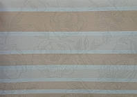 Шпалери на паперовій основі Шарм 127-10 Горизонт смужки з трояндами коф-сір. (0,53х10м.) KC, код: 2580704