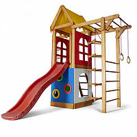 Детский игровой развивающий комплекс для улицы двора дачи пляжа SportBaby Babyland-22 PZ, код: 6487121