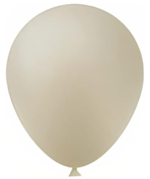Латексна кулька Balonevi кольору білий пісок (P40) 5" (12,5 см) 1шт.