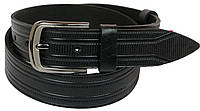 Кожаный ремень Skipper 110-130 x 4 см Черный (1063-40) IN, код: 390042
