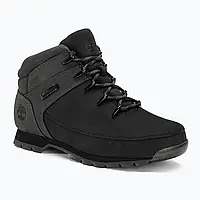 Urbanshop com ua Чоловічі черевики Timberland Euro Sprint Hiker з чорного нубуку / темно-сірого кольору