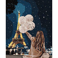 Картина по номерам Идейка "Незабываемый вечер в Париже" 40х50 см KHO4763, Vse-detyam