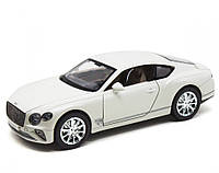 Машина AS-2808 Bentley Continental GT 1:24 Белый, Vse-detyam