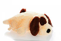 Мягкая игрушка-подушка Alina Toys собачка Шарик 45 см персиковый 5784769ALN, Vse-detyam