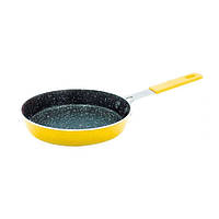 Мини сковородка 16 см Con Brio СВ-1614 Eco Granite Yellow PZ, код: 7809729