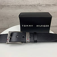 Чоловічий ремінь Tommy Hilfiger, брендовий класичний ремінь, який є добрим поясом з натуральної шкіри