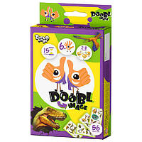 Настольная развлекательная игра "Doobl Image" Danko Toys DBI-02 мини, укр Dino, Vse-detyam