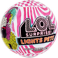 L.O.L. Surprise! вихованець Lights Pets with Real Hair хатні вихованці тварини з хутром і світні